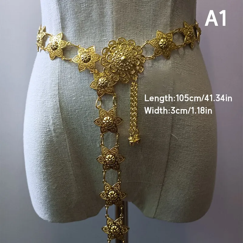 1 قطعة سلسلة الخصر المعدنية تا - مراجعة Body Jewelry وسعره